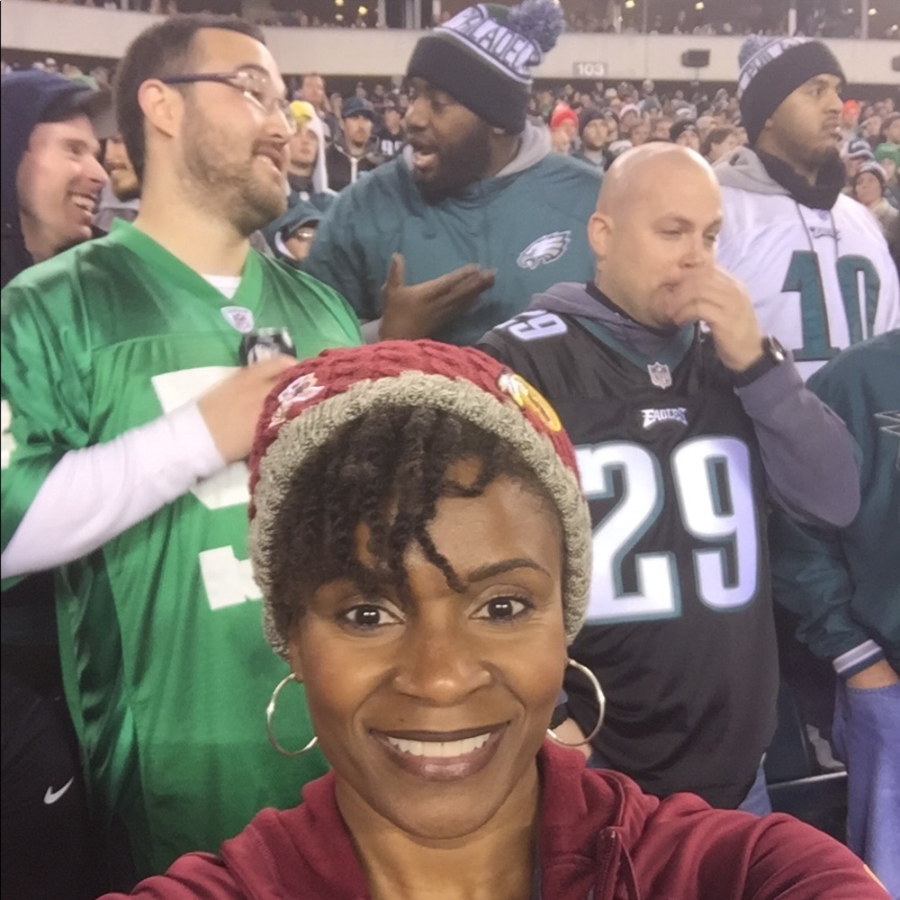 Fleece NFL Redskins sweater hat (beanie)